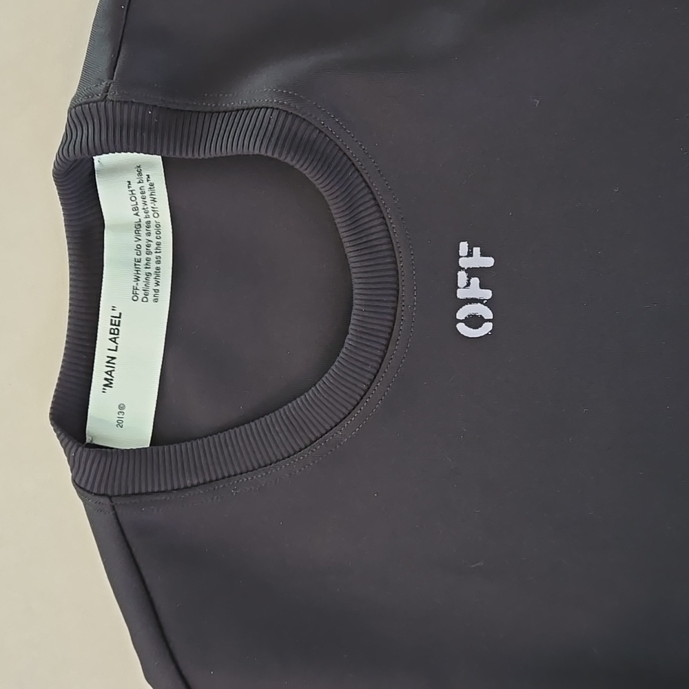 Off-White Black Stamp Basic T-Shirt - image 4